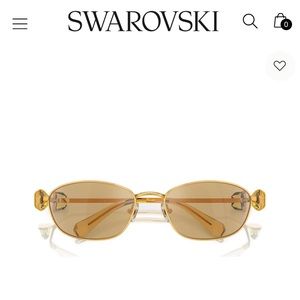 Ab Fab Swarovski Sunglasses with Stunning Rhinestone Accents